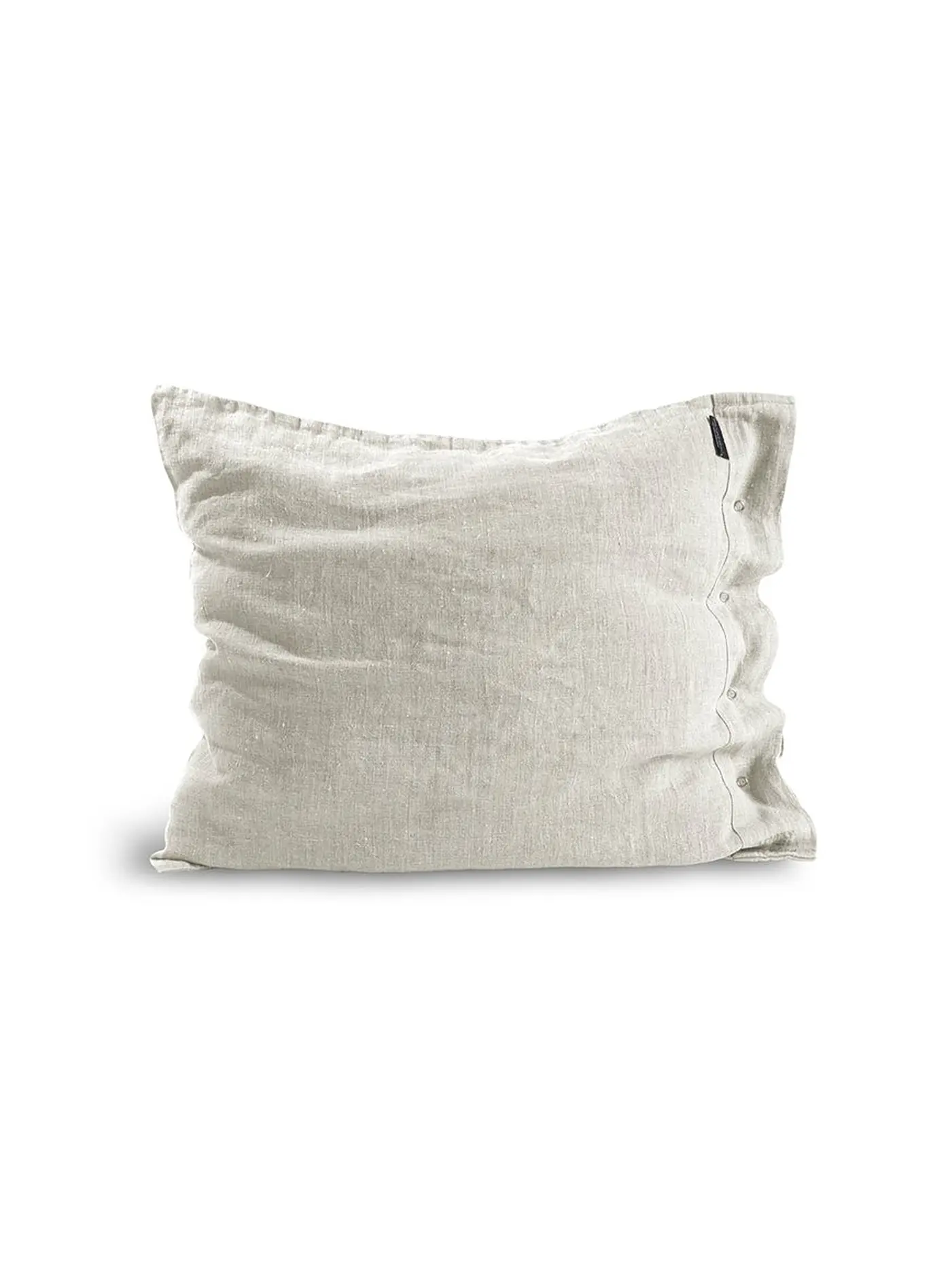 LOVELY LINEN | Leinen-Kissenbezug 70x90cm (Denim Blue) | grau